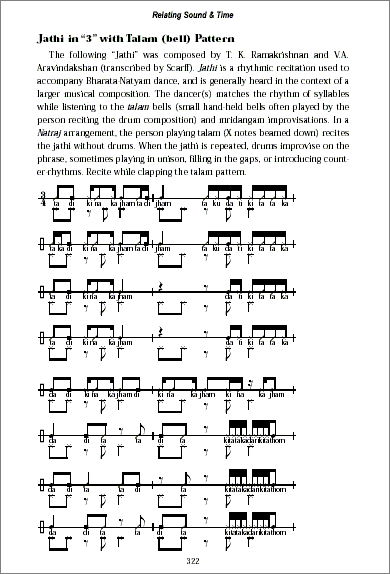 Relating Sound & Time page 322