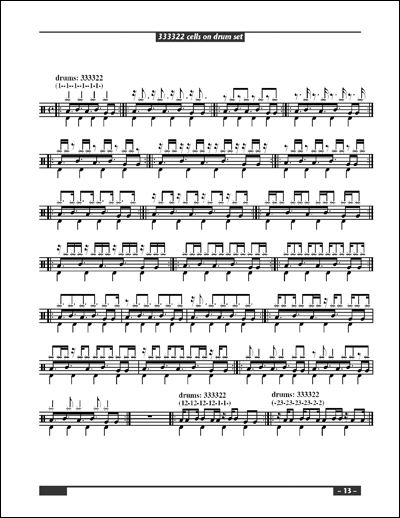South Indian Rhythms for Drum Set page 13
