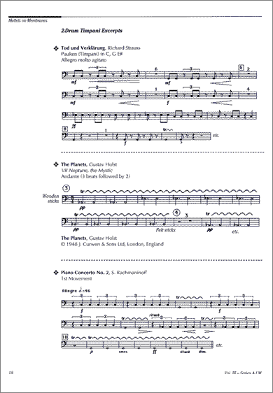 Volume III: Mallets, Meters & Multiple Percussion page 18
